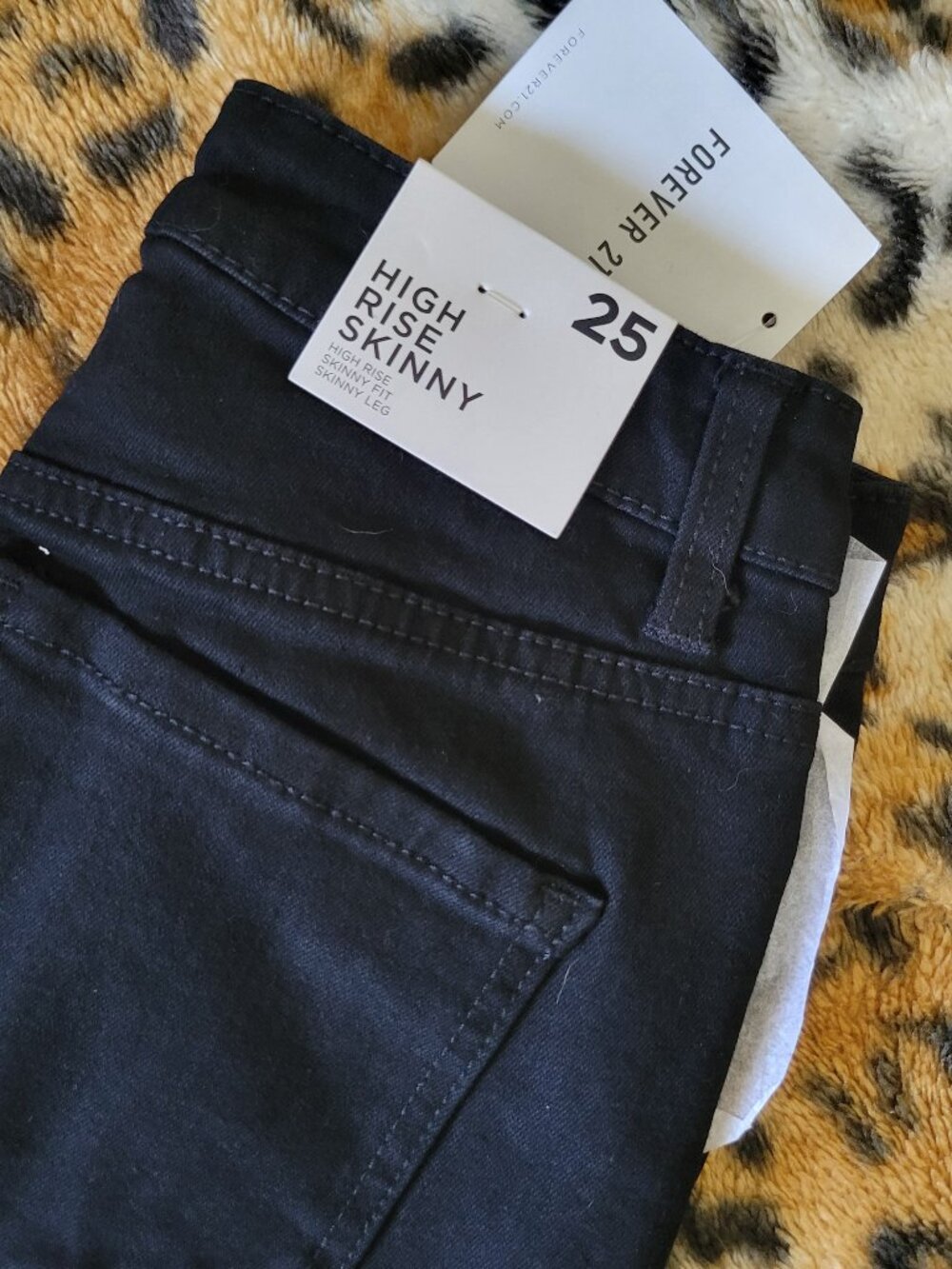 Black High Rise High Waist Skinny Jeans